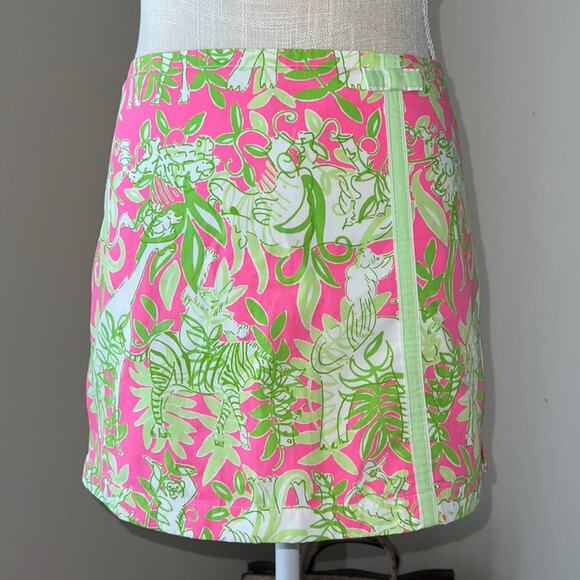 Lilly Pulitzer Jungle Print Skort-Size Girls 12 - Picture 1 of 12